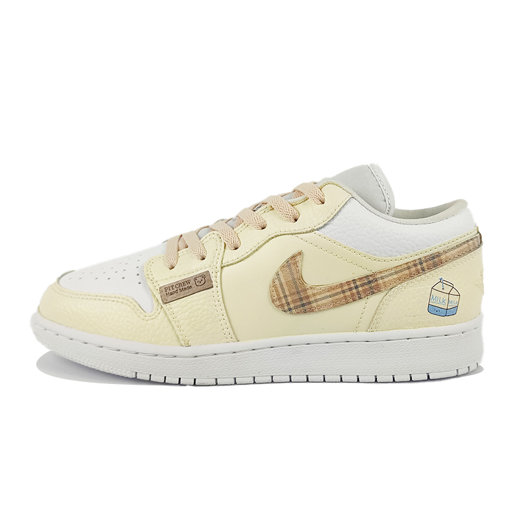 

Кроссовки Air Jordan 1 Vintage Basketball Shoes Women's Low-Top White, Белый, Кроссовки Air Jordan 1 Vintage Basketball Shoes Women's Low-Top White