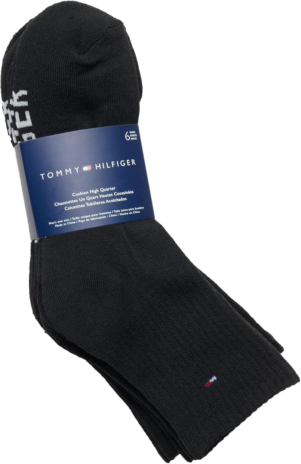 

Мужские носки Tommy Hilfiger Cushion High Quarter, Black