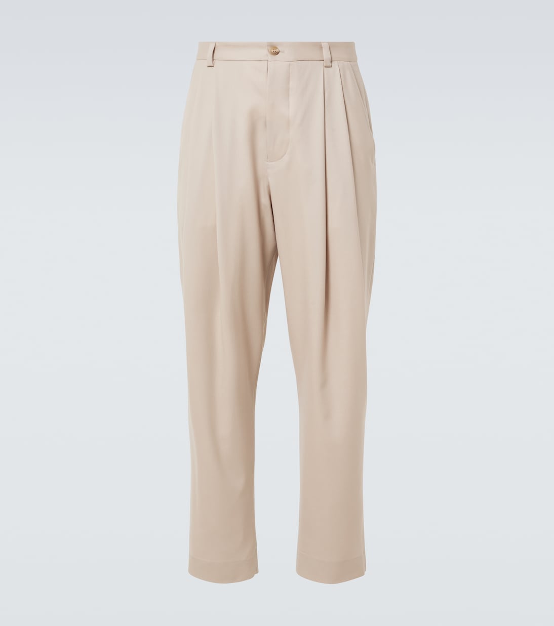 

Зауженные брюки из шерсти со складками King & Tuckfield, Grey Morn