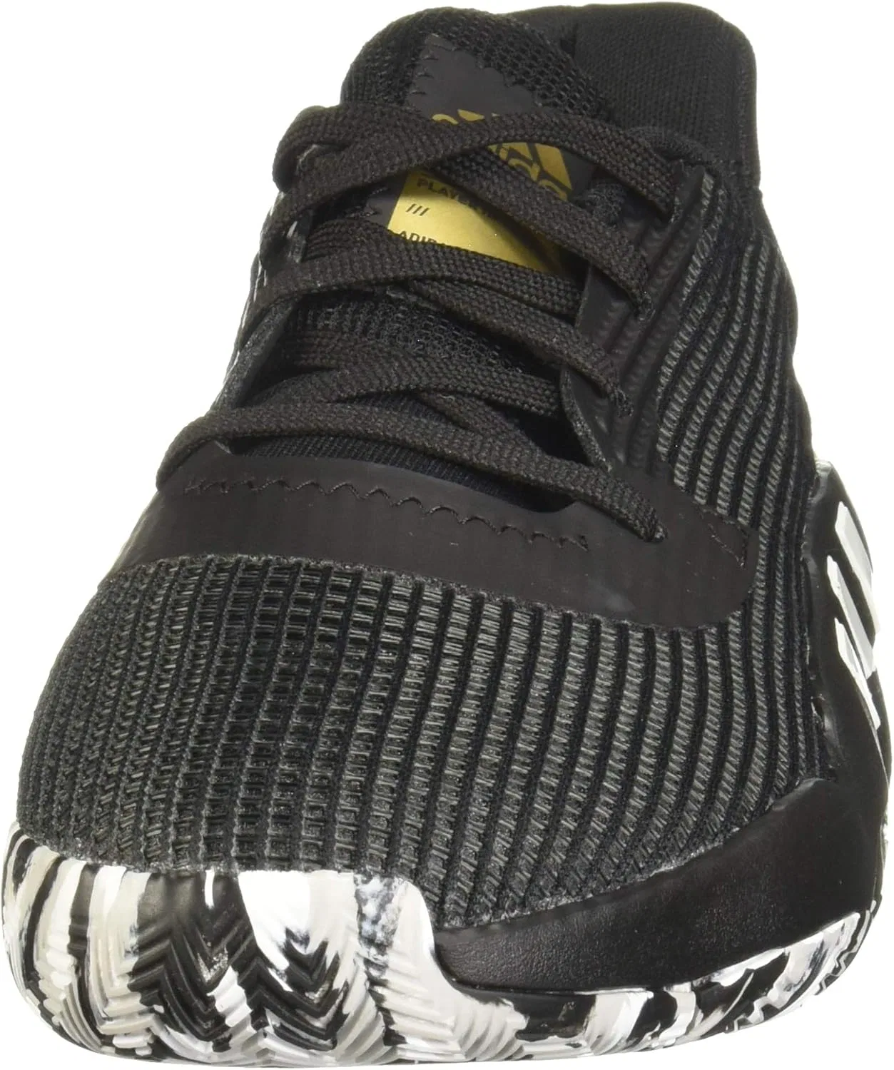 Мужские баскетбольные кроссовки Adidas Pro Bounce 2019 Low, Black Negbás Ftwbla Dormet 000 — фото 2