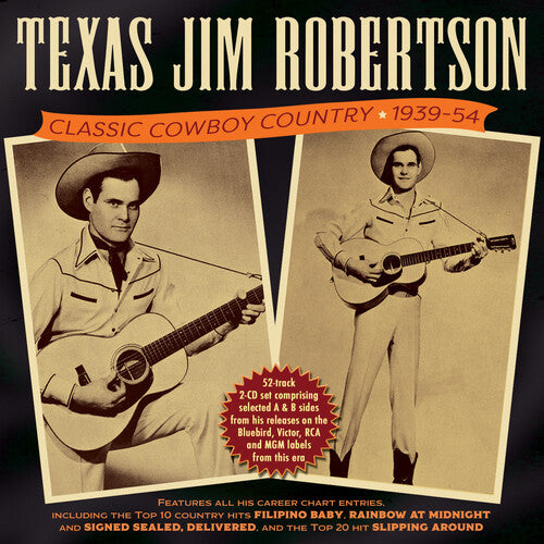 

CD диск Robertson, Texas Jim: Classic Cowboy Country 1939-54