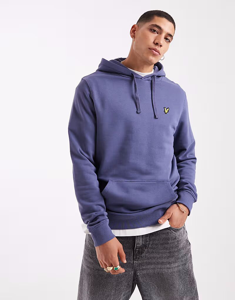 

Толстовка Lyle & Scott со средними слоями в цвете x789 cool indigo