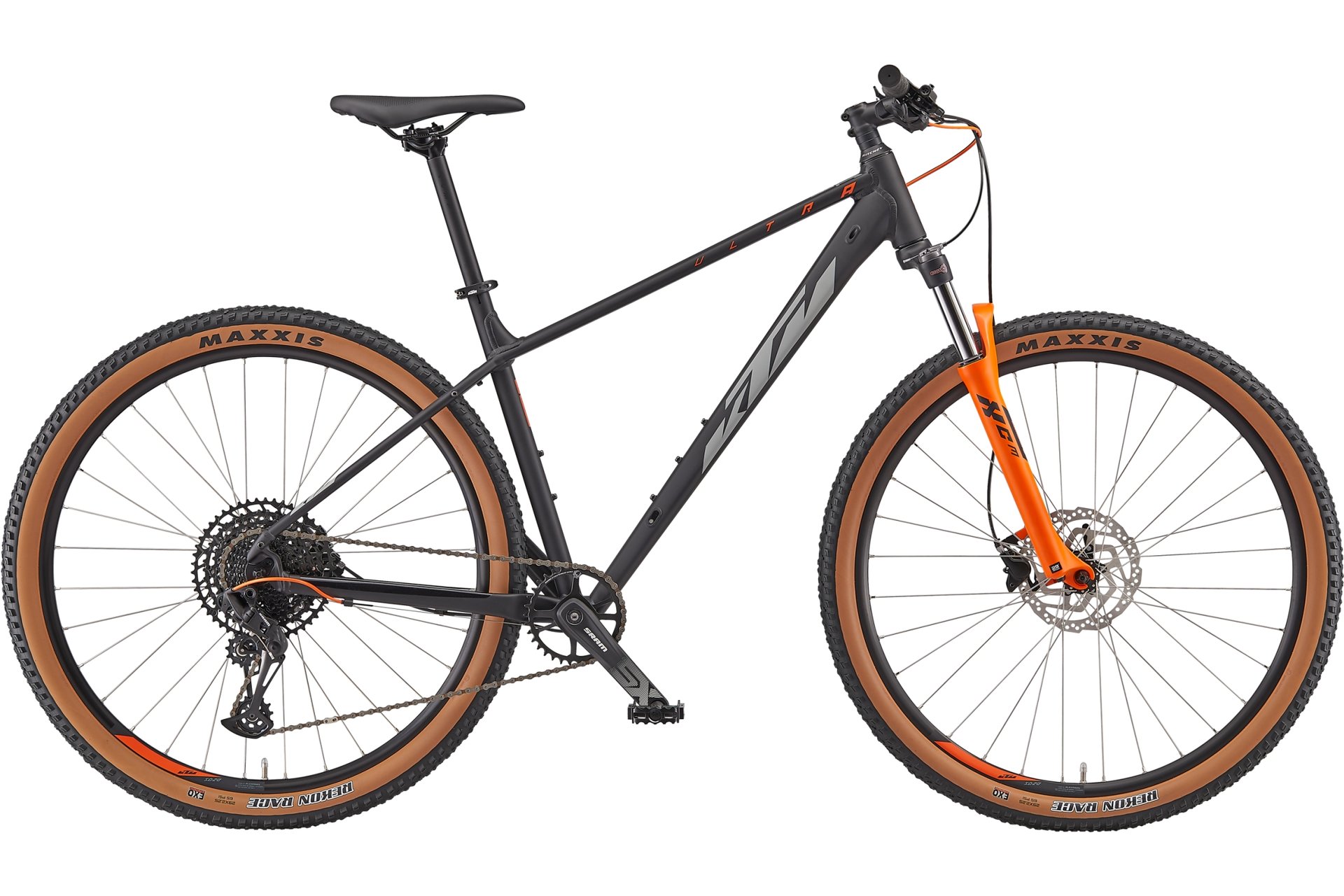 

Горный велосипед KTM Ultra Fun 29 - 29 дюймов - Diamant - 2023, цвет Schwarz|Black matt (grey+orange)