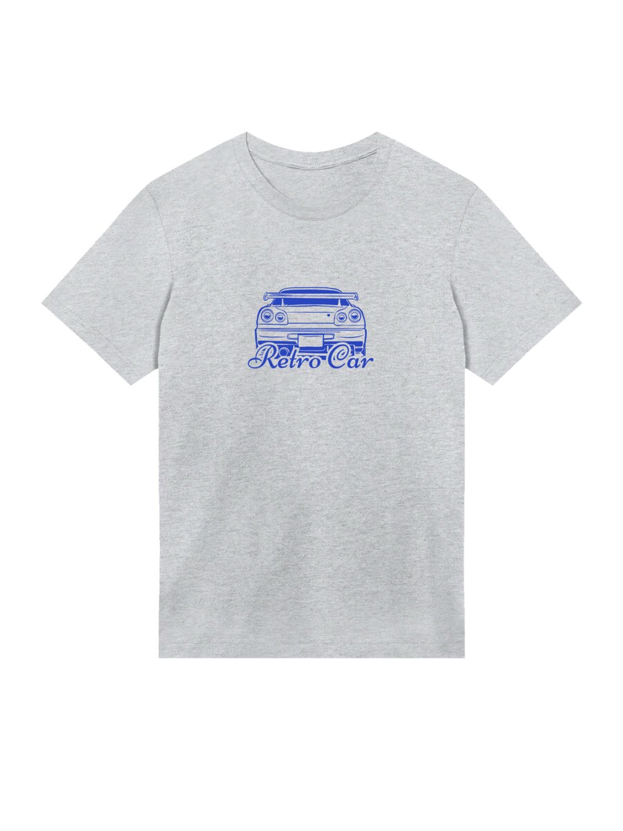 

Рубашка F4NT4STIC Retro Car Japanese Streetstyle, Mottled Grey
