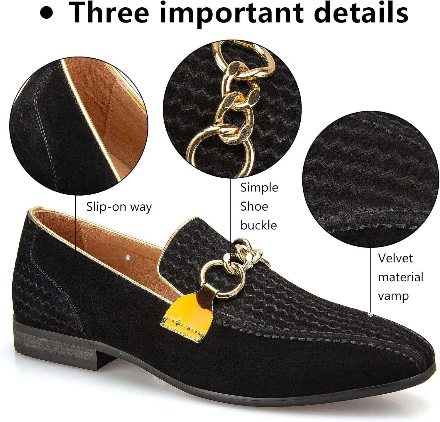 Мокасины мужские Meijiana Loafers, черный — фото 3