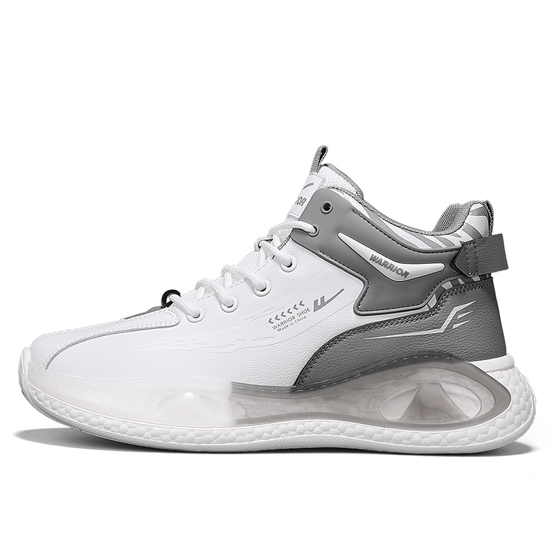 

Warrior Wear-Resistant Высокие Массивные Кроссовки Мужские, Белый/Черный