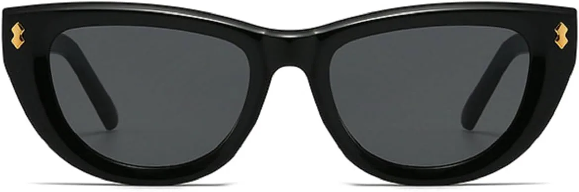 

Винтажные солнцезащитные очки Melrose «кошачий глаз» для женщин, роскошные модные солнцезащитные очки в стиле ретро с градиентным переходом цвета, модель 5752, Black