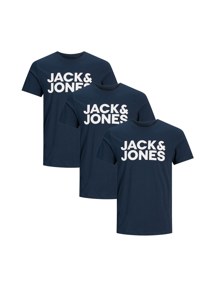 

Футболка Jack & Jones, цвет navy blazer