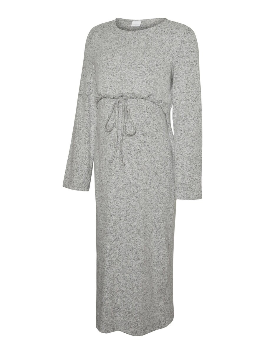 

Вязаное платье MAMALICIOUS Knitted dress MLAlice, светло-серый