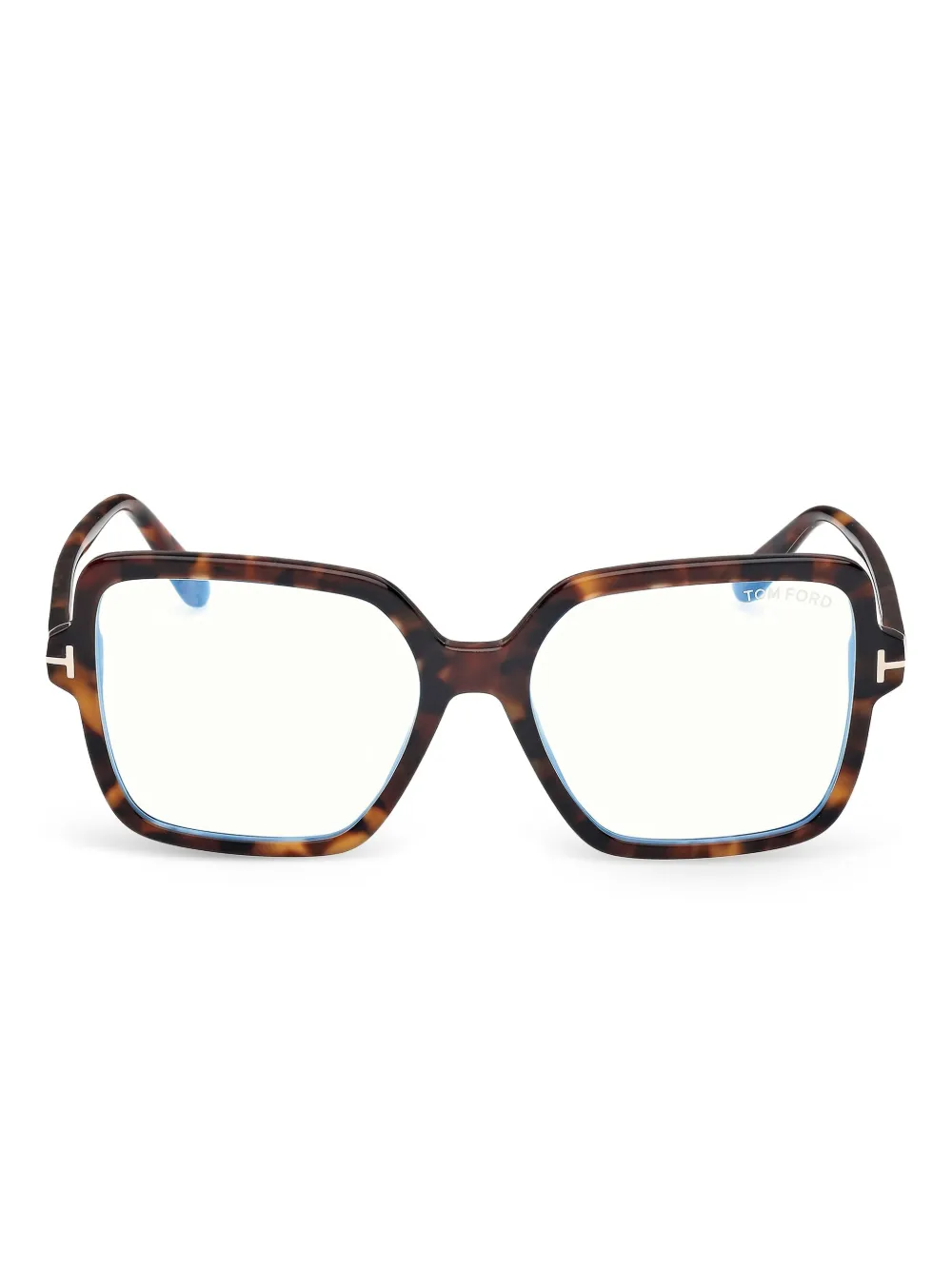 

Очки в квадратной оправе TOM FORD Eyewear, коричневый
