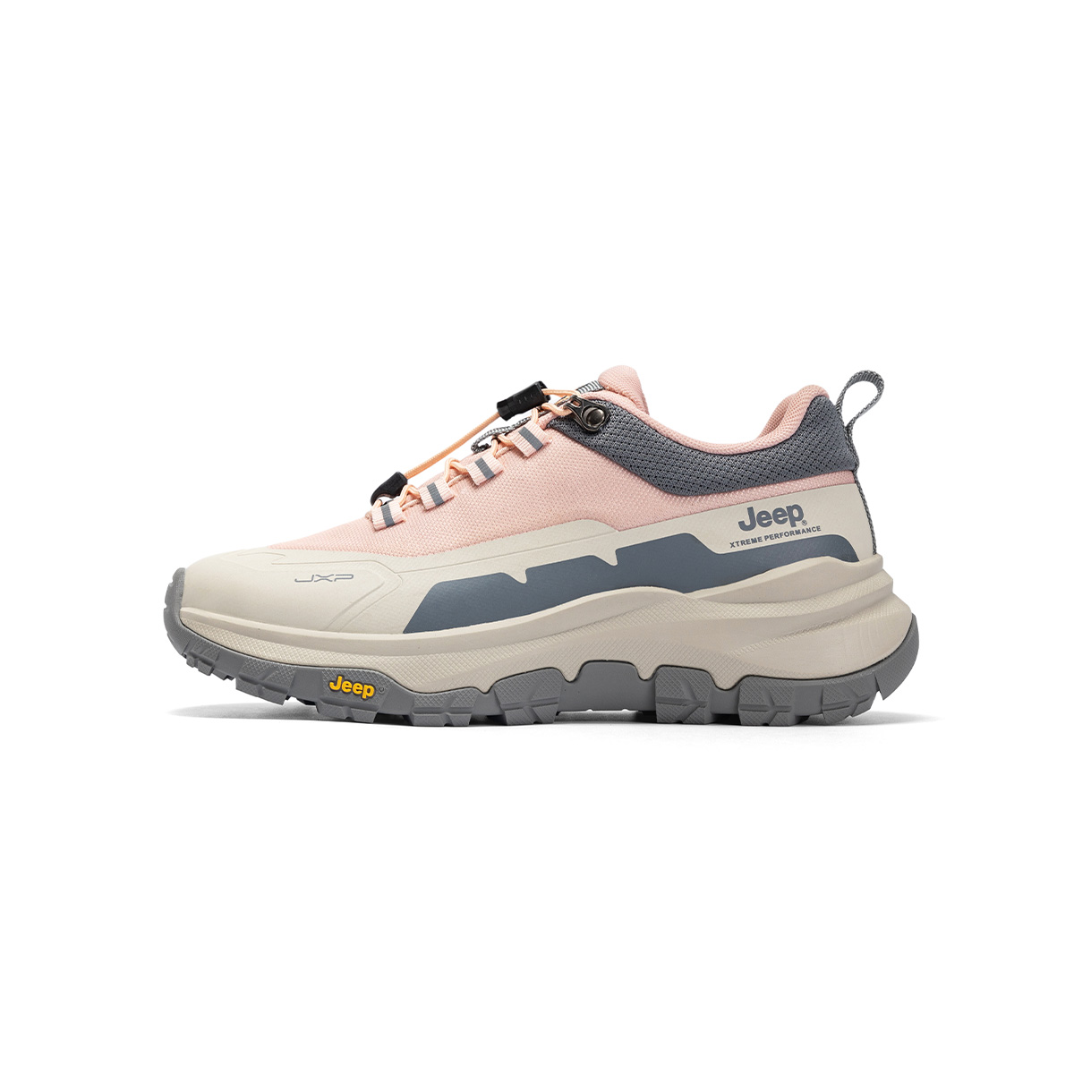 

Туристические ботинки Low top для женщин с увеличенной амортизацией и устойчивостью к истиранию Jeep, розовый