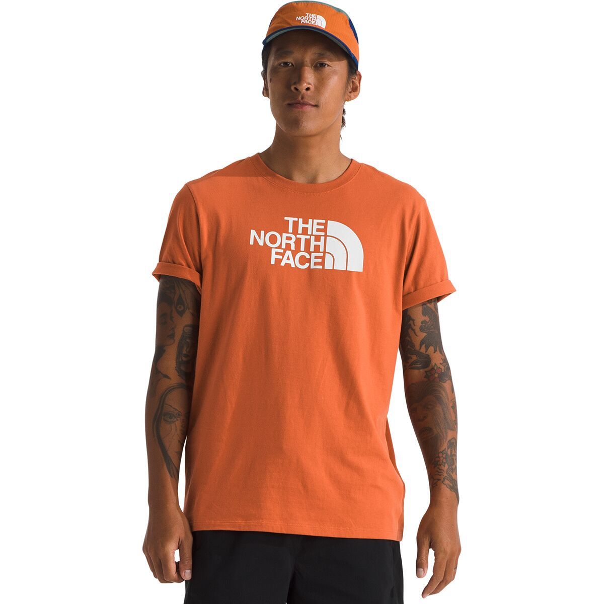 

Короткий рукав базовый полукруглый футболка The North Face, мультиколор