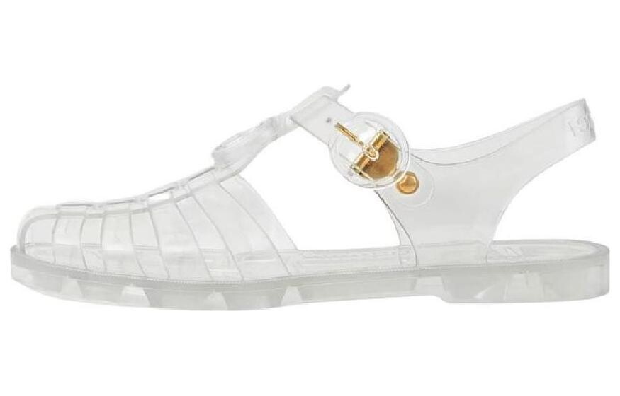 Сандалии GUCCI GG Fisherman Sandal White Clear Women's