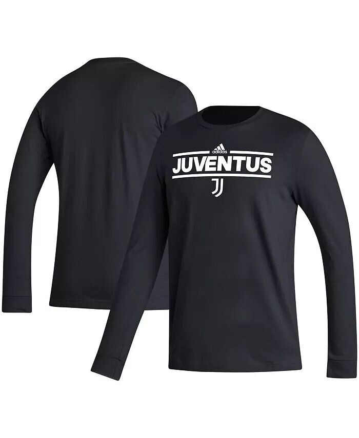 

Мужская черная футболка с длинным рукавом Juventus Dassler adidas