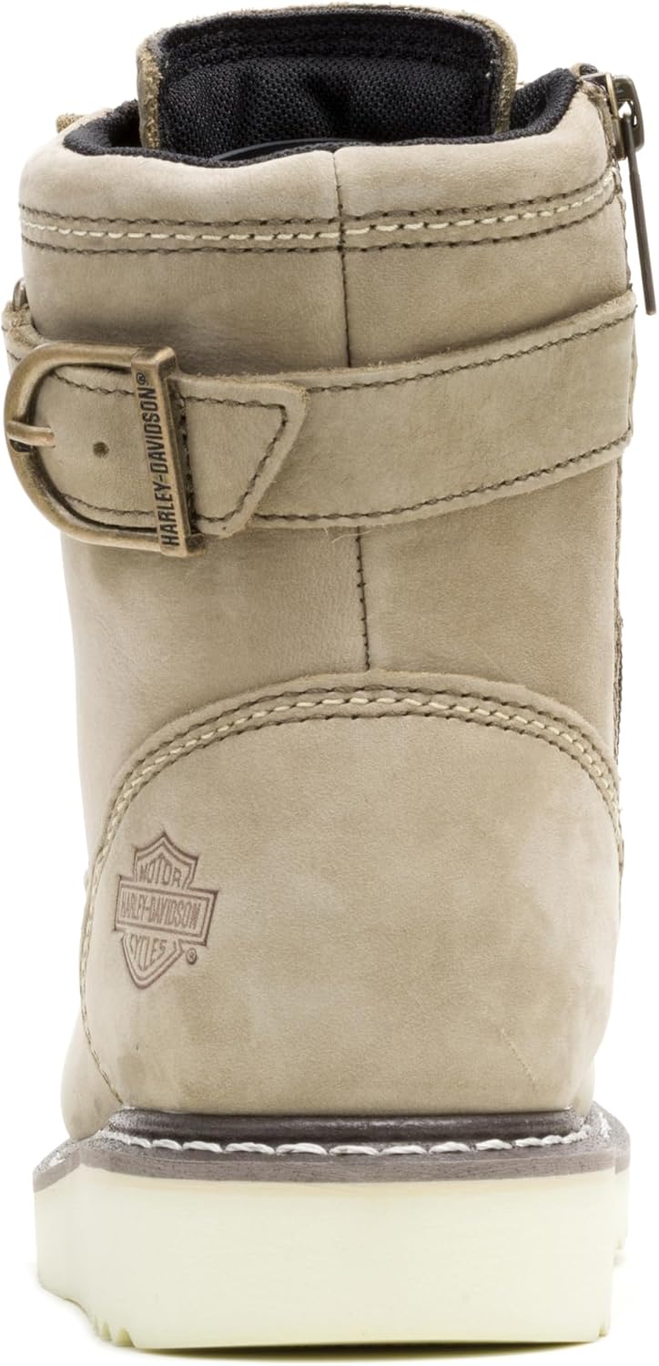 Мужские мотоциклетные повседневные ботинки Harley-Davidson Marconi из кожи с клиновидным каблуком, коричневый — фото 3