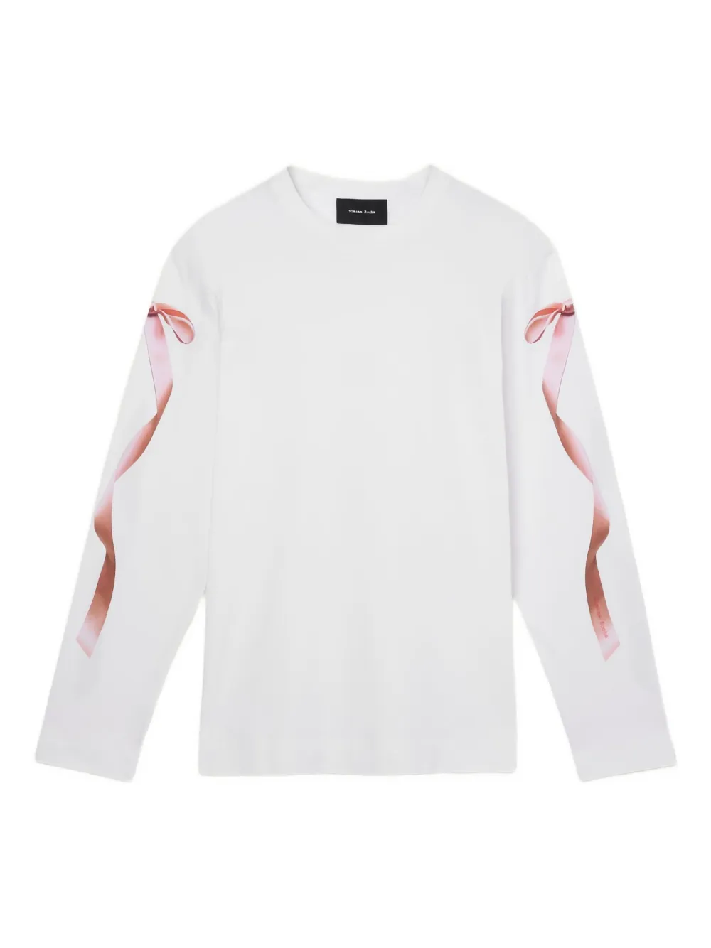 

Свитшот с длинными рукавами и лентами Simone Rocha, белый