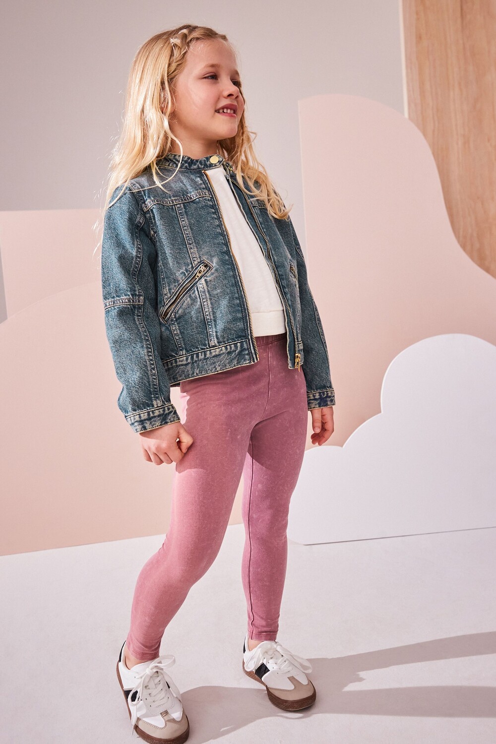 

Джинсовая куртка для мотокросса (3 16 лет) Next, синий