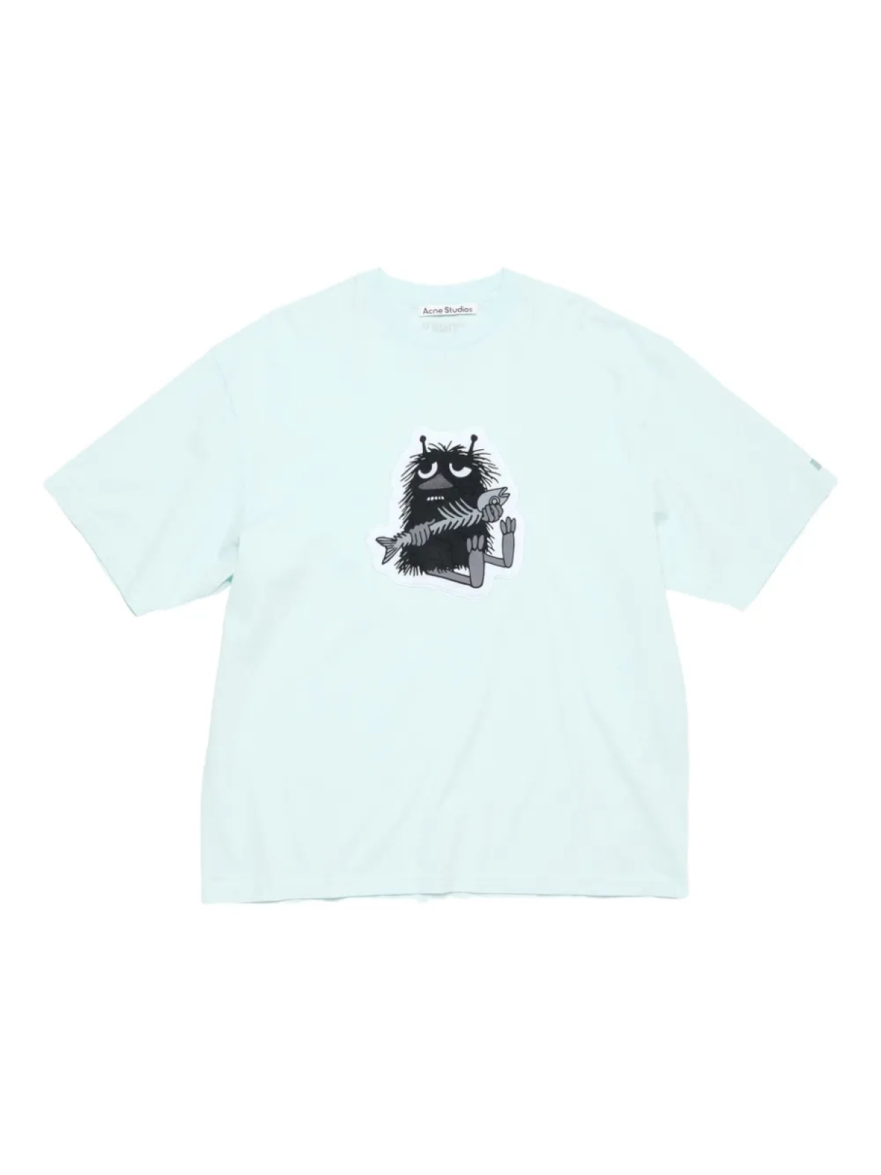 

Футболка с графическим принтом Acne Studios, синий