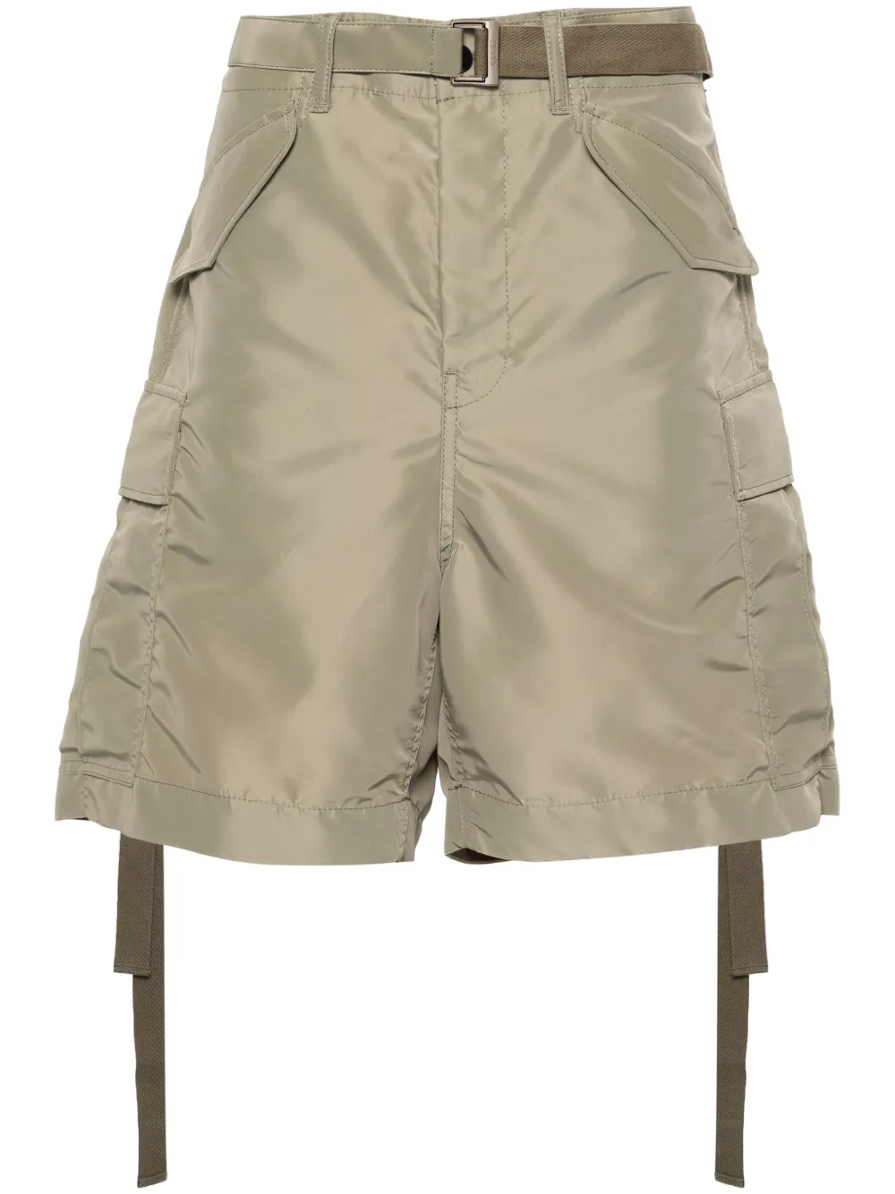 

Габардиновые шорты карго SACAI, зеленый