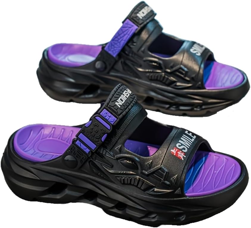 

Мужские сандалии EVA, легкие и дышащие, мужские сабо, повседневная обувь для лета, стильные сандалии Hhhchpm, пурпурный