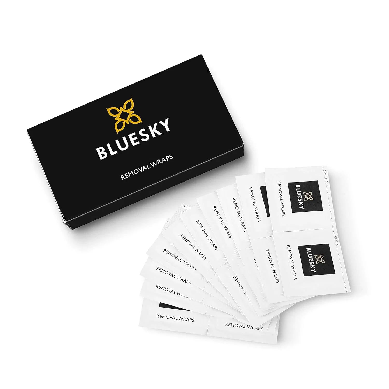 Салфетки для снятия гель-лака BLUESKY Remover Wraps, 100 шт. Bluesky