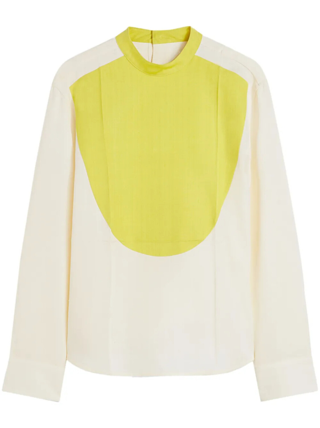 

Jil Sander рубашка с воротником-стойкой, белый