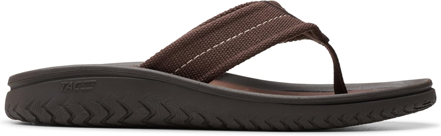 Шлепанцы Clarks Wesley Post, мужские, темно-коричневый — фото 2