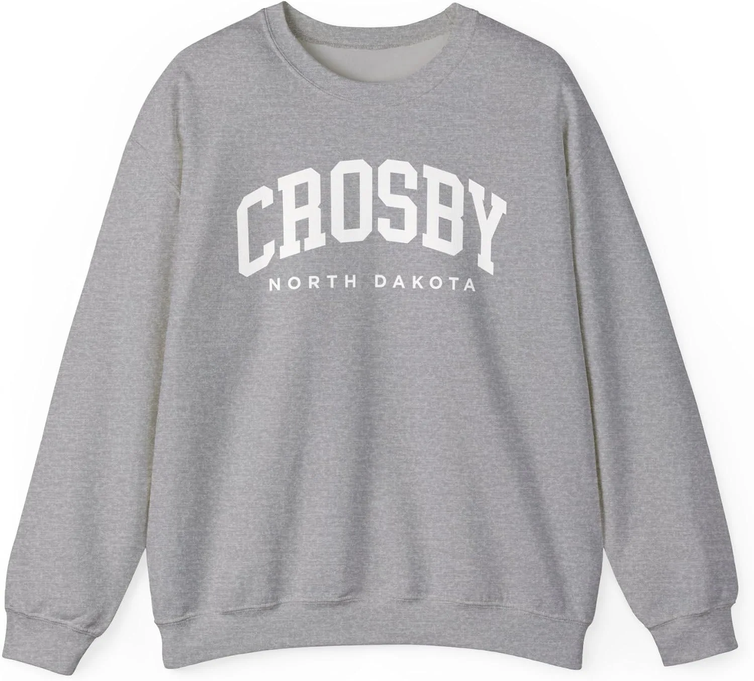 

Crosby North Dakota Adult Unisex Crewneck Sweatshirt CUSTOMI