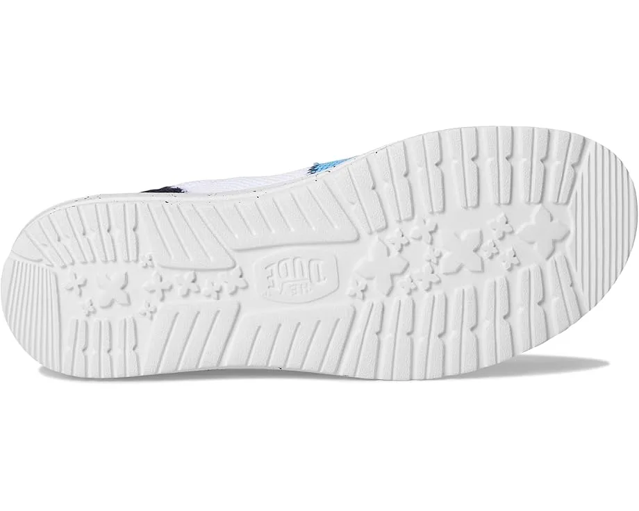 Лоферы Hey Dude Wally Tri Varsity Mesh, Sky Blue/White — фото 3