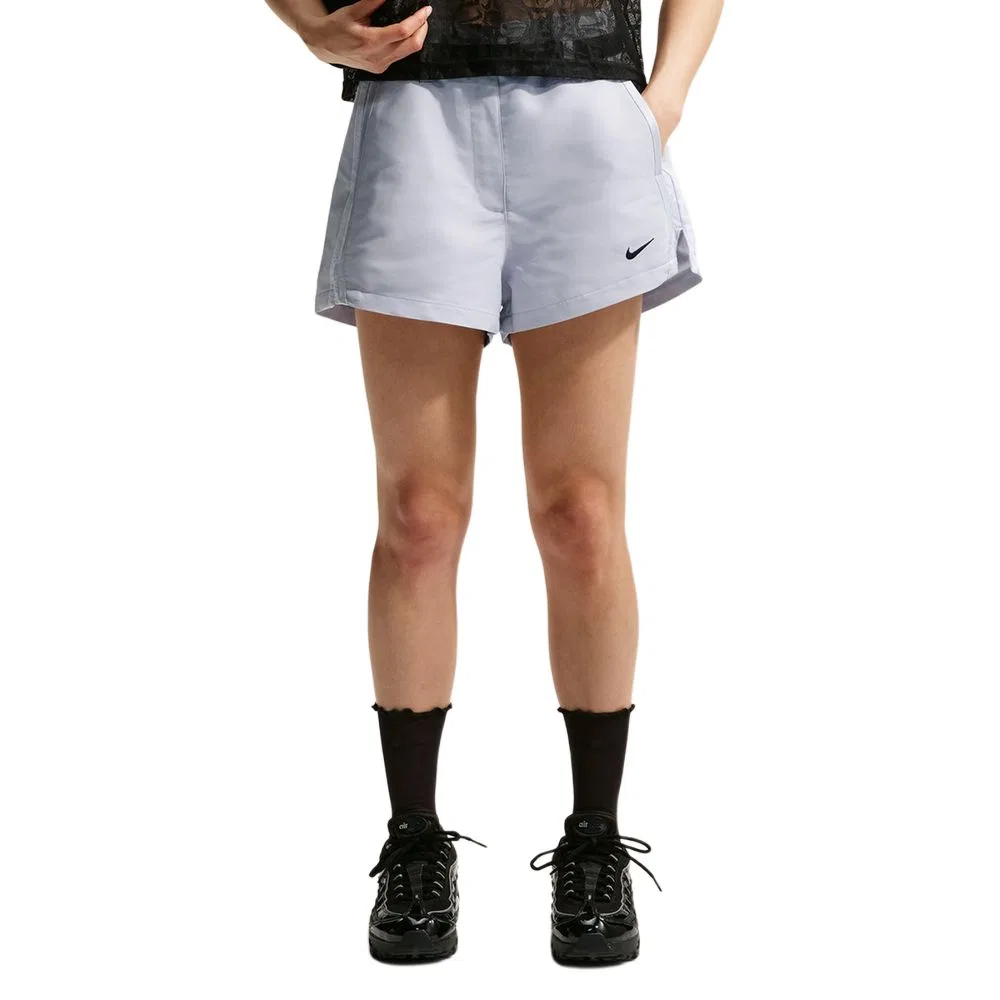 Женские повседневные шорты AS W NK ELEVATED STREET Nike, Light Gray Blue — фото 4