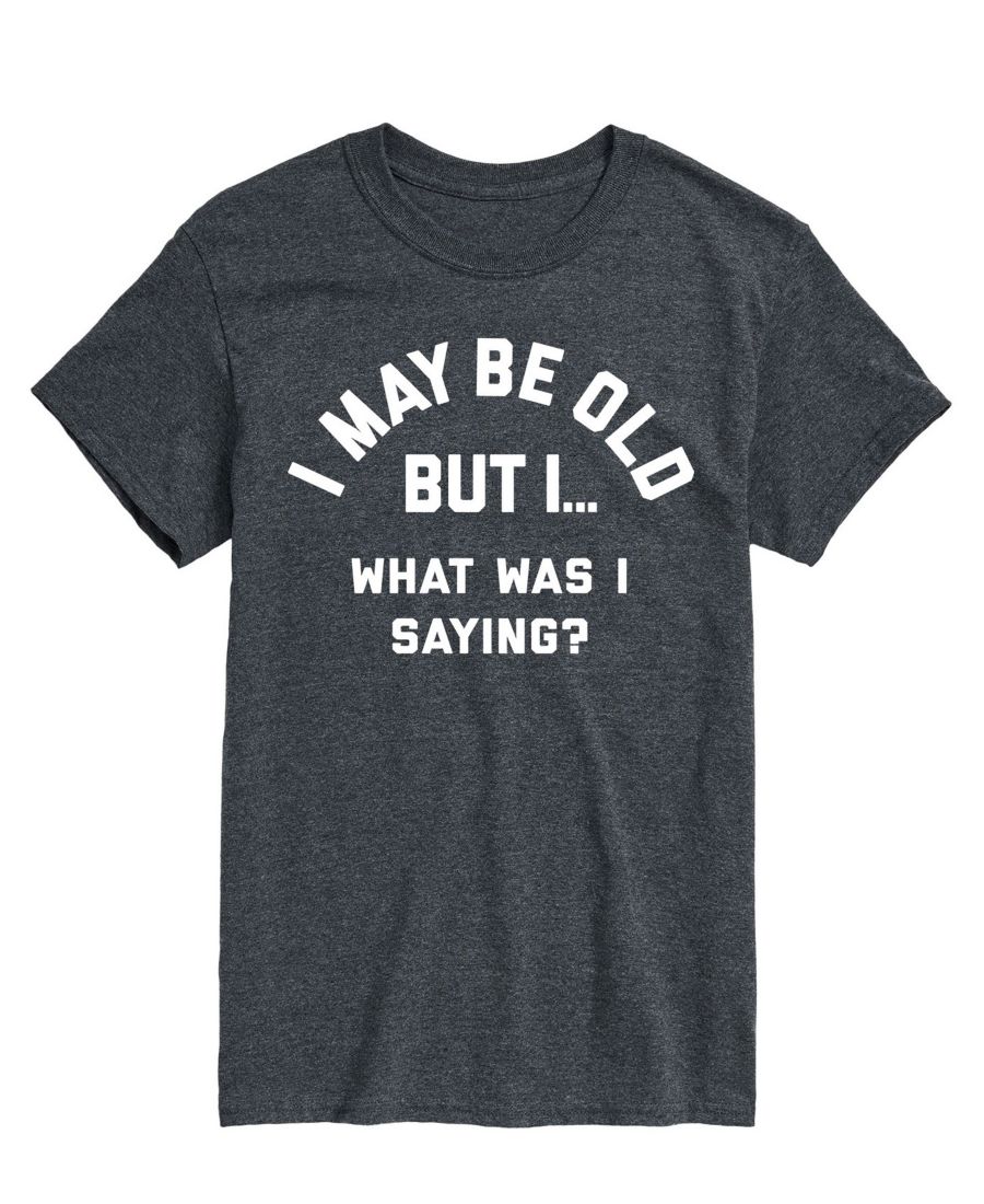 

Мужская футболка с коротким рукавом ко Дню отца "Возможно, я уже старый" AIRWAVES, Gray