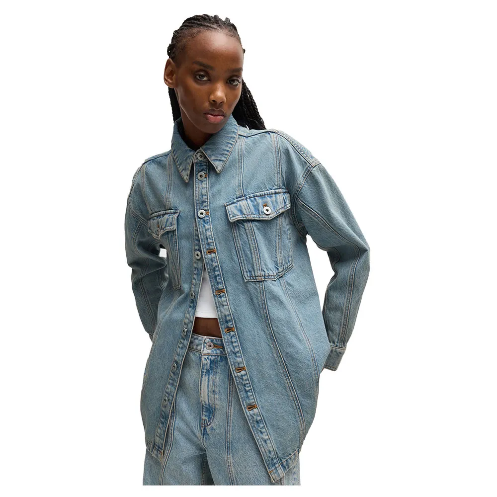 

Куртка HUGO Girvana 1 B denim, синий