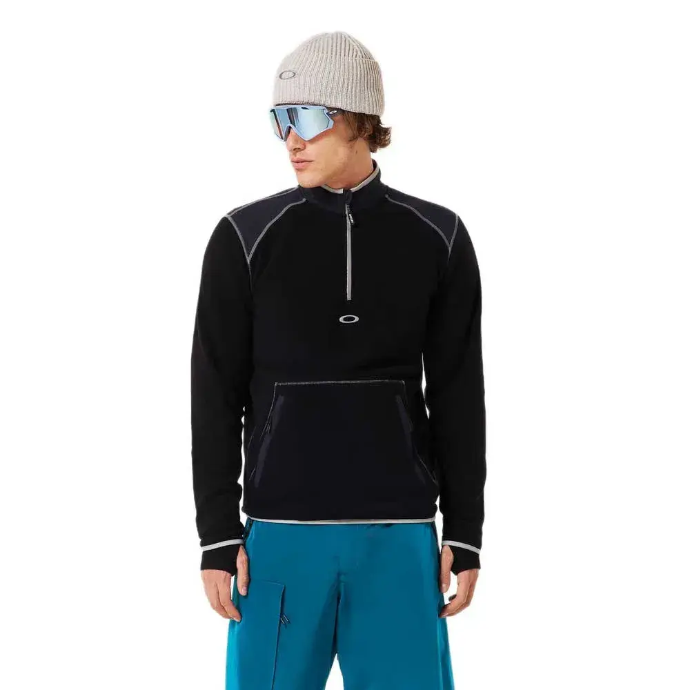 

Флис Oakley Butter tech half zip, черный