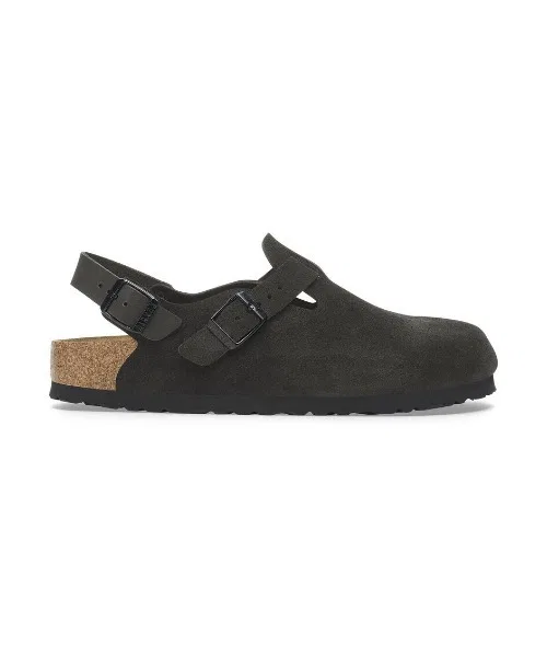 Мужские замшевые сандалии Tokio BIRKENSTOCK чёрные — фото 4