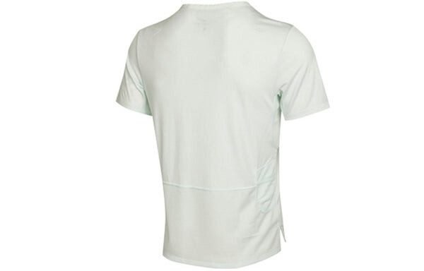 Футболка rise 365 wild run athleisure casual sports short sleeve green Nike, зеленый — фото 2