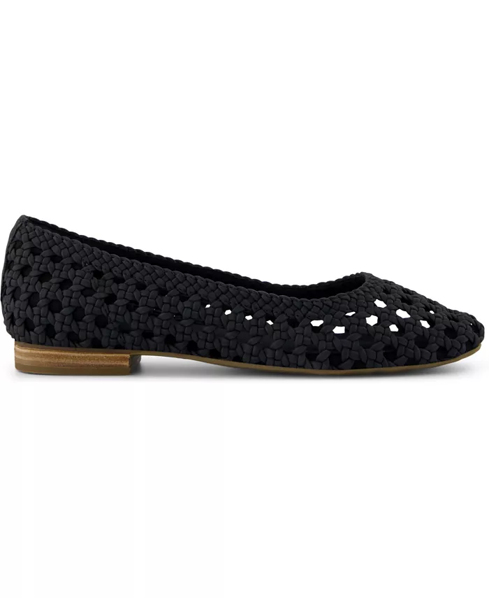 Женские балетки Briella на плоской подошве TOMS, черный — фото 2