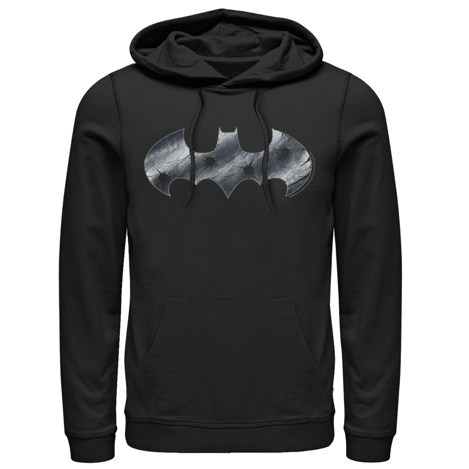 

Мужская толстовка с логотипом Batman Steel Logo DC Comics