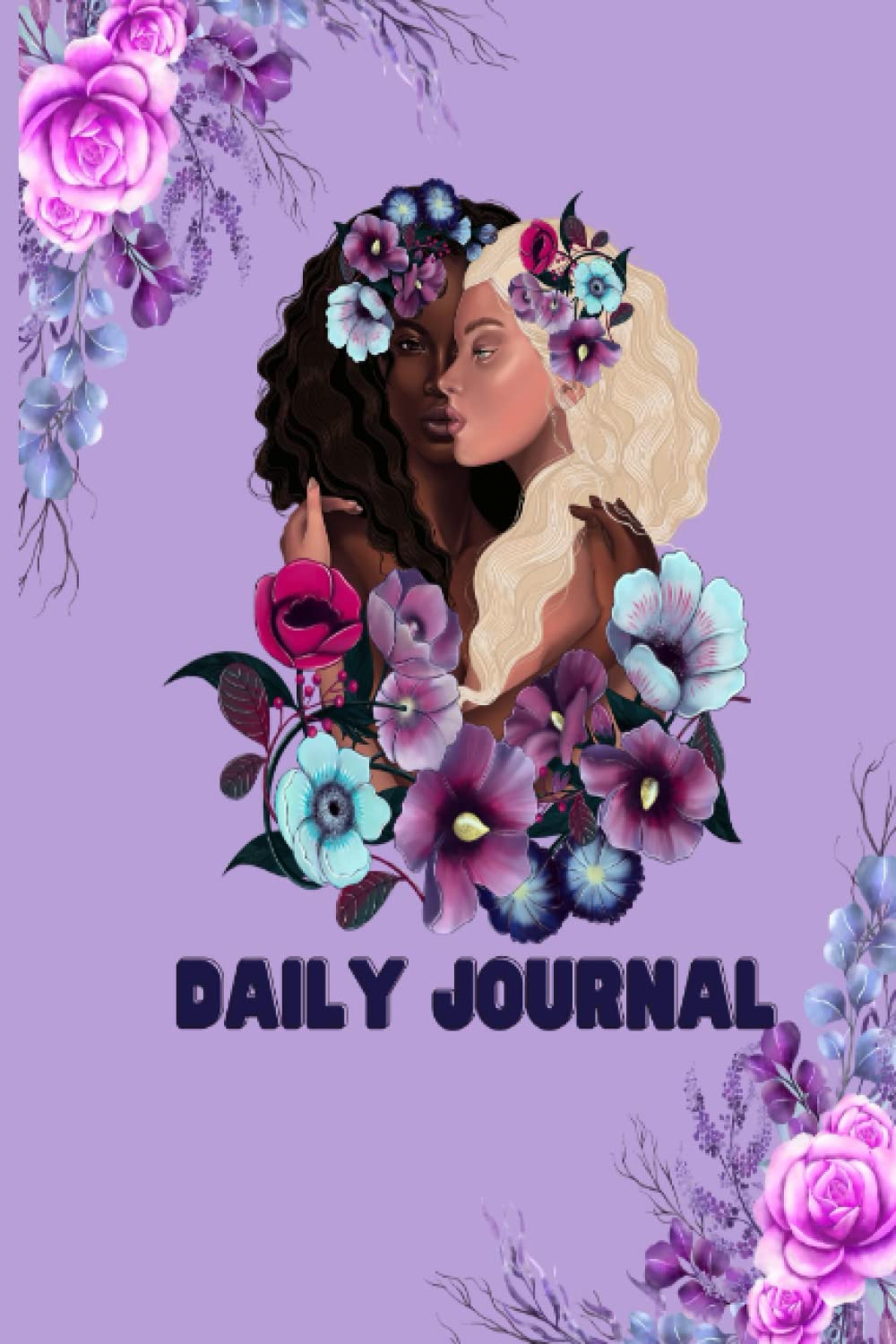 

Purple flower Daily Journal 150 Pages -Fit for day to day use, Taking Notes in college And Work (Independently published)
