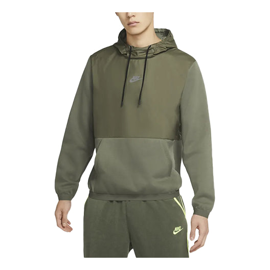 

Толстовка Nike Sportswear Just Do It + Colorblock Fleece Stay Warm Reflective Casual Sports Pullover Yellow, желтый