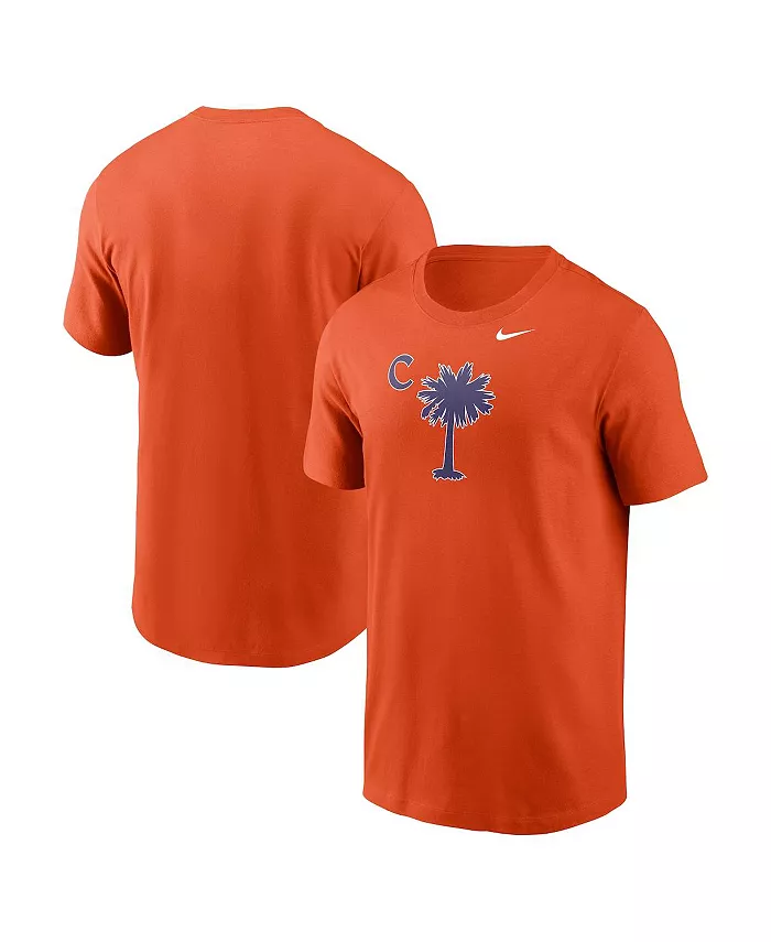 Мужская футболка Clemson Tigers Palmetto оранжевого цвета Nike