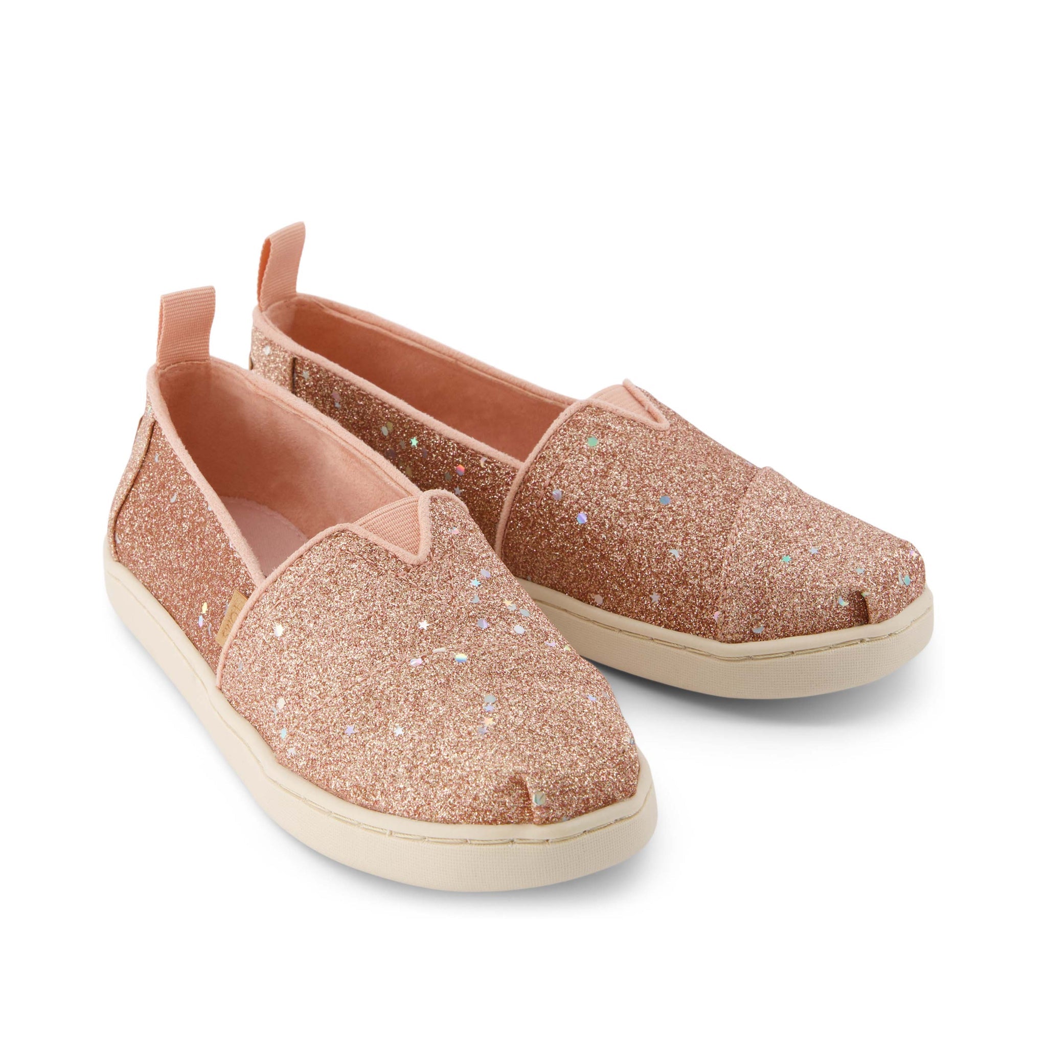 

Детские туфли Alpargata Rose Gold Cosmic Glitter TOMS Shoes