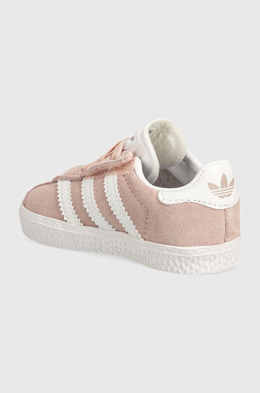 Детские кроссовки adidas Originals GAZELLE CF EL, розовый — фото 4