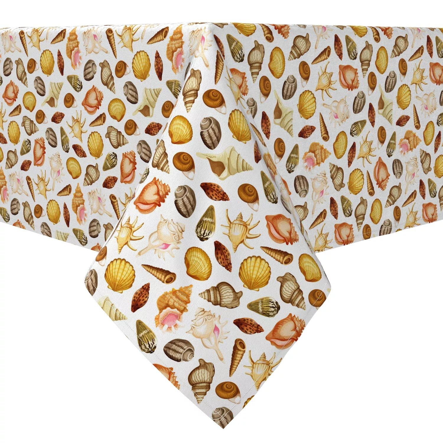 

Прямоугольная скатерть, 100 % хлопок, 60x120 дюймов, коллекция Beach Shells