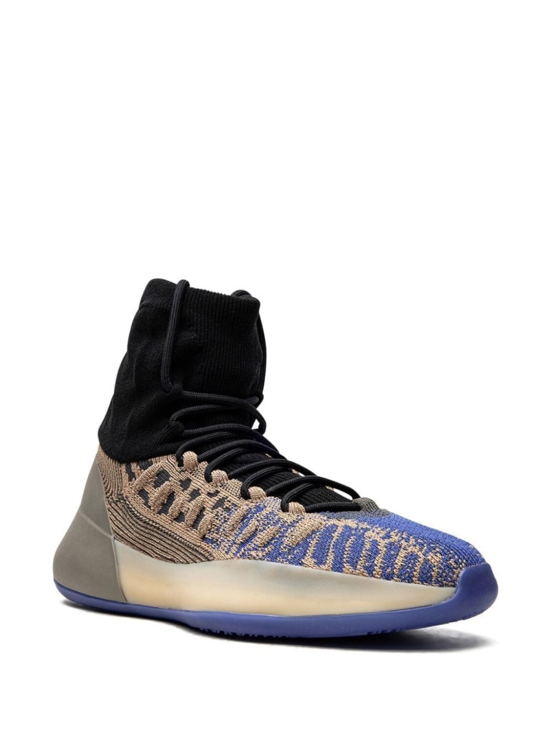 Кроссовки YEEZY Basketball Knit Slate Azure adidas Yeezy, коричневый — фото 2