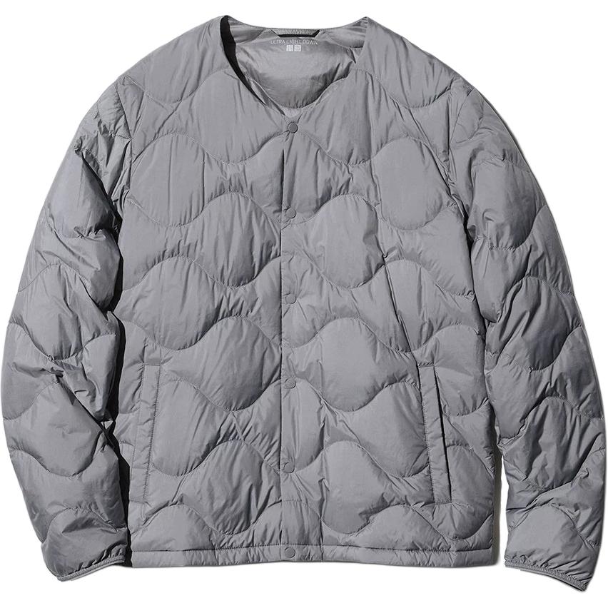 

UNIQLO Пуховик унисекс сумеречно-серый, 06 Twilight Gray
