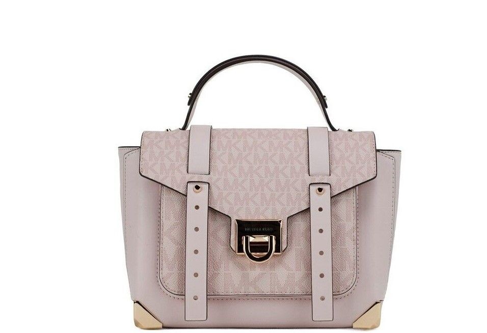 

Сумка-портфель Manhattan Medium Powder Blush из ПВХ с верхней ручкой Michael Kors