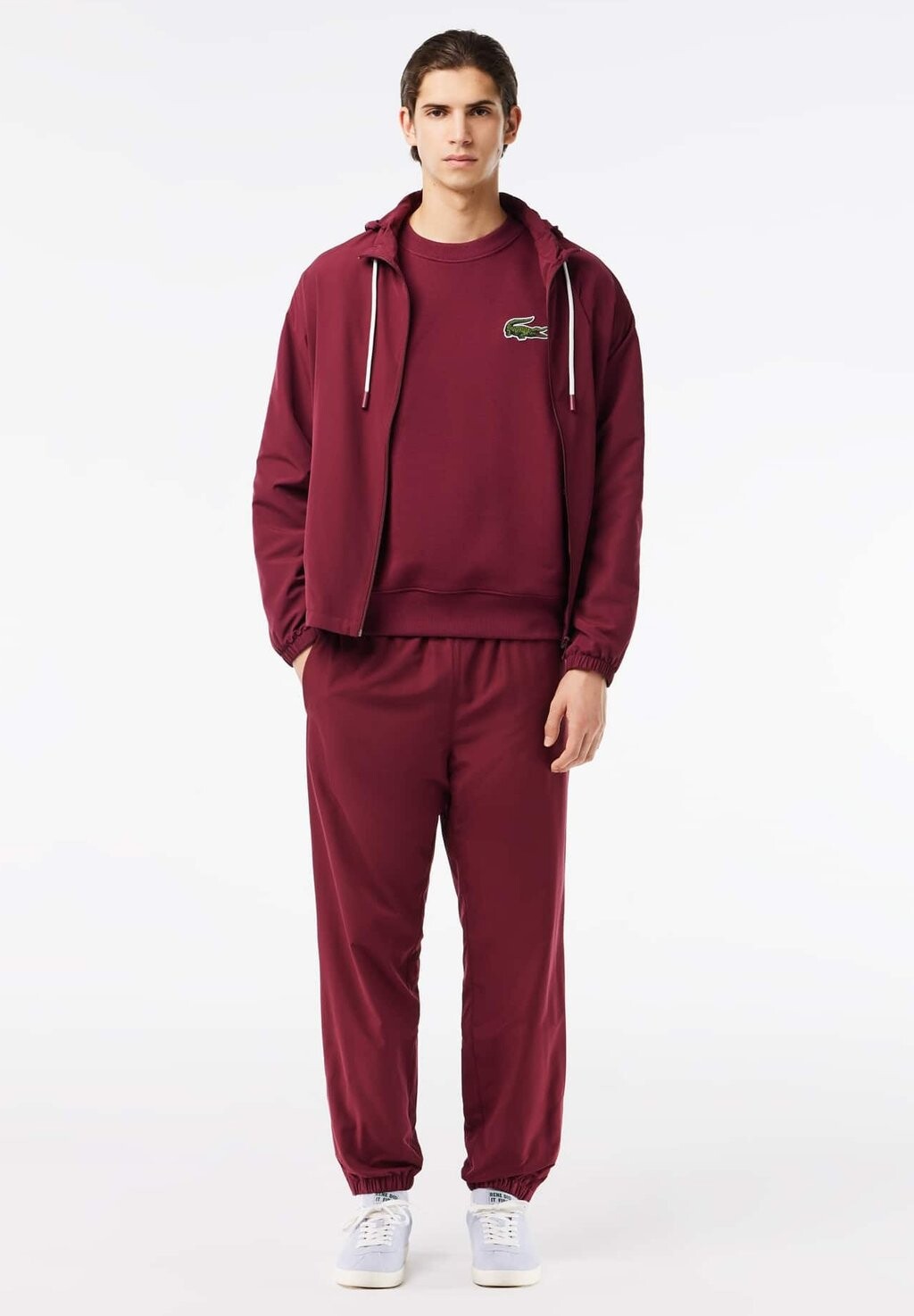 

Свитшот Croc Unisex Lacoste, бордовый ixz