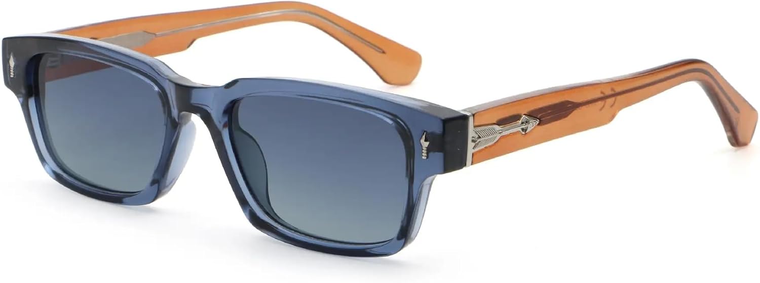 

Солнцезащитные очки Rivet Arrow для женщин и мужчин, винтажные солнцезащитные очки в стиле панк, популярные для активного отдыха и вождения, роскошные VVTWSSW, Blue Blue