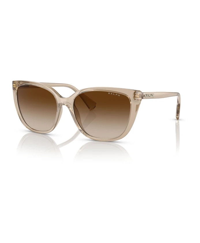 

Солнцезащитные очки в виде бабочек Ralph Lauren, коричневый