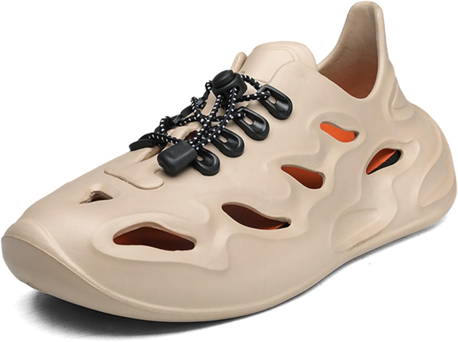 

Мужские кроссовки Foam Runner Cave, летние прогулочные кроссовки, дышащие мягкие пляжные сандалии, удобные садовые тапочки Generic, хаки